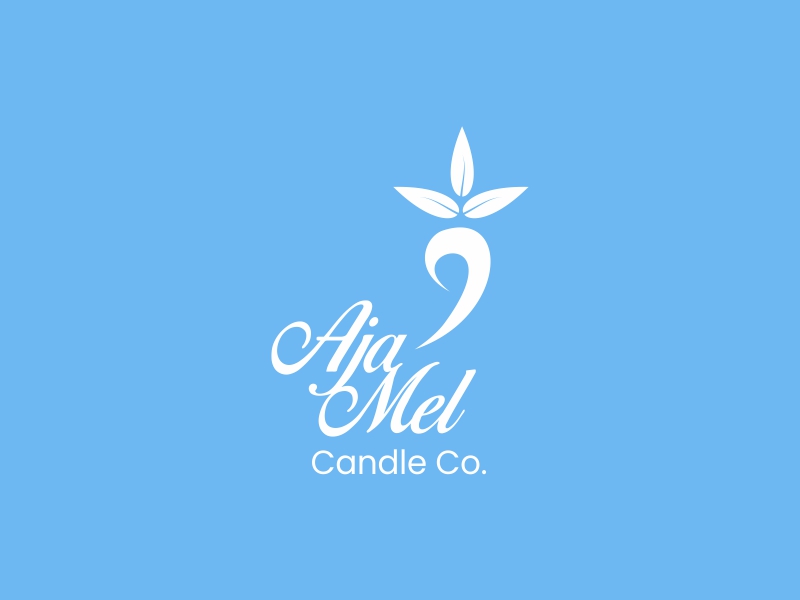AjaMel Candle Co. logo design by Andri Herdiansyah