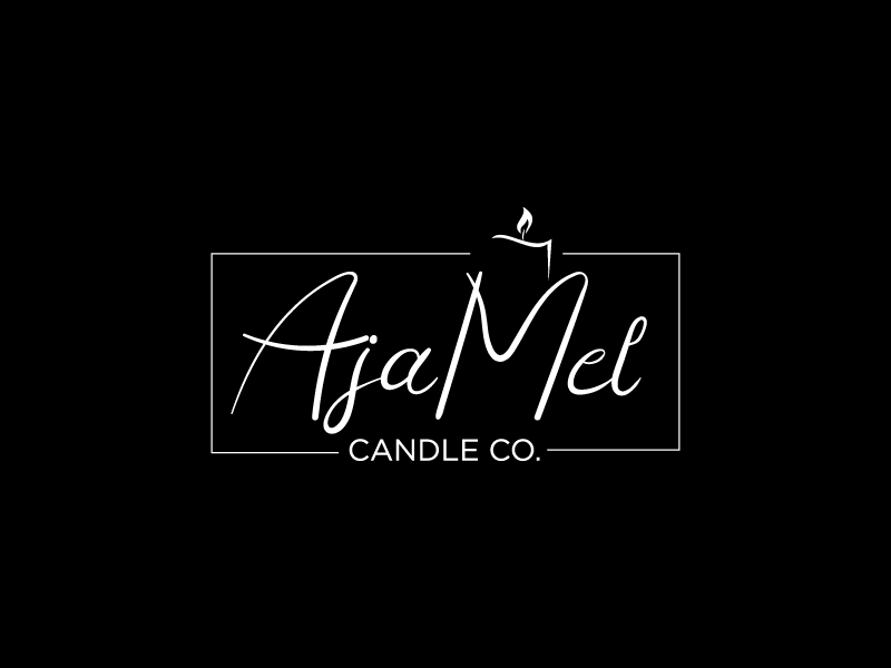 AjaMel Candle Co. logo design by Sourav Sarker