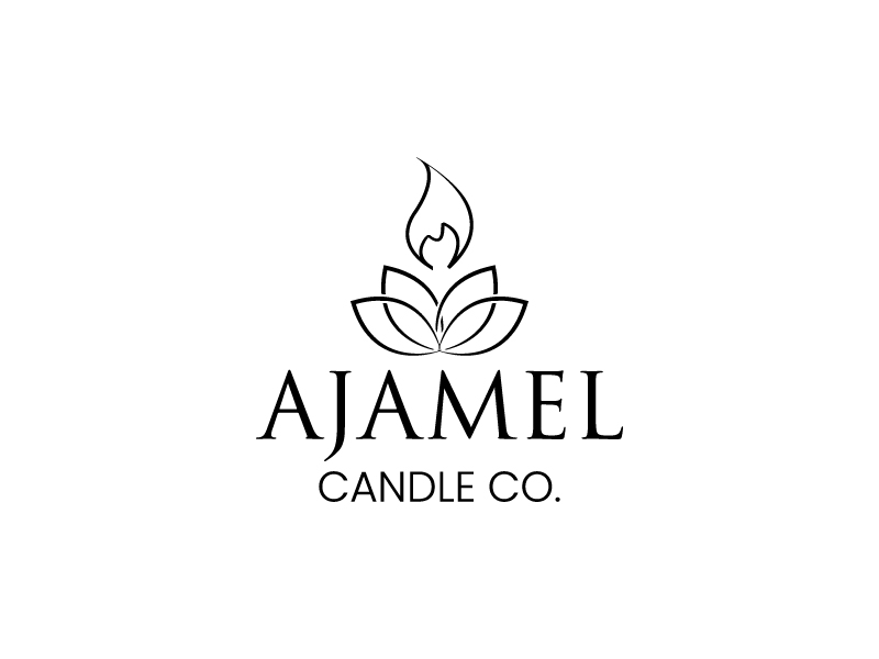 AjaMel Candle Co. logo design by okta rara