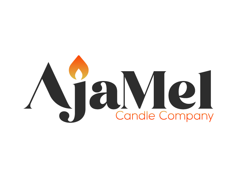 AjaMel Candle Co. logo design by Sami Ur Rab