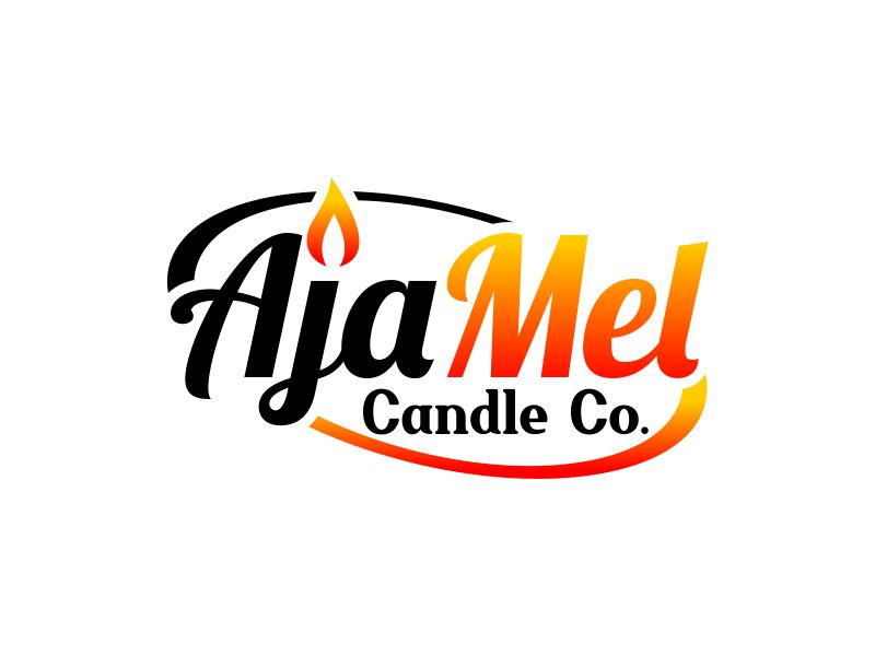 AjaMel Candle Co. logo design by done