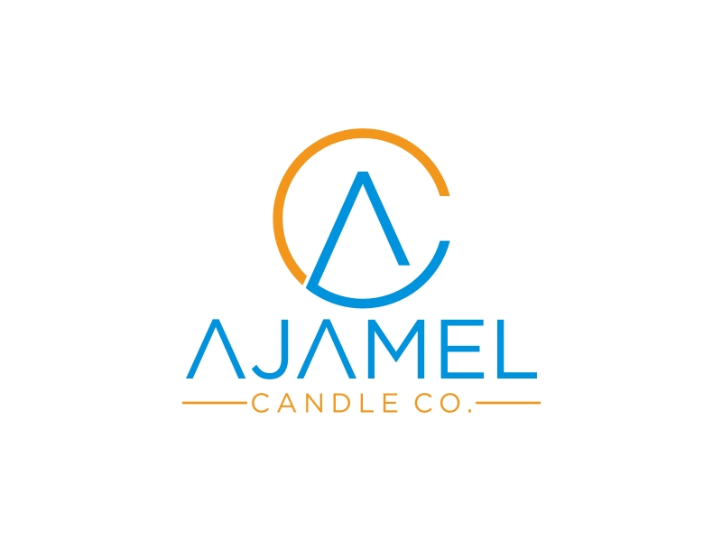 AjaMel Candle Co. logo design by clayjensen