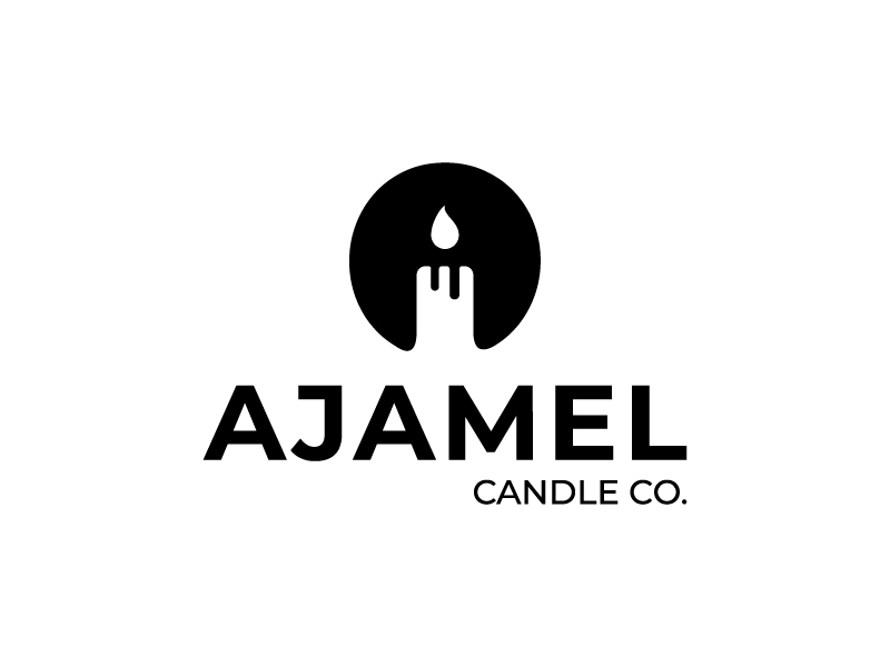 AjaMel Candle Co. logo design by Fear