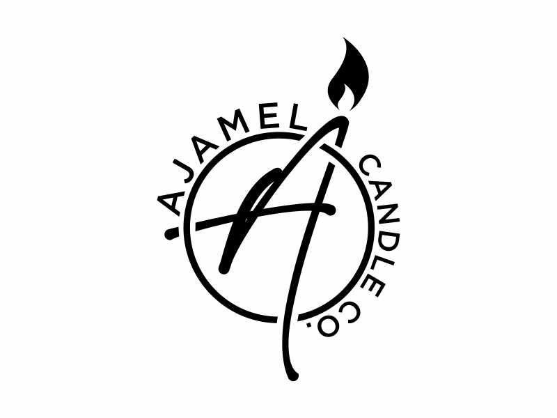 AjaMel Candle Co. logo design by qqdesigns