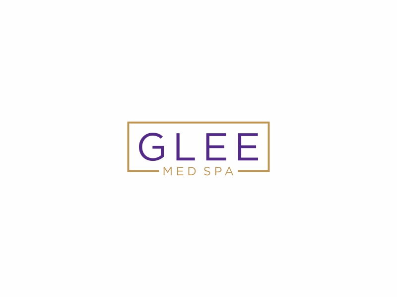 Glee Med spa logo design by glasslogo