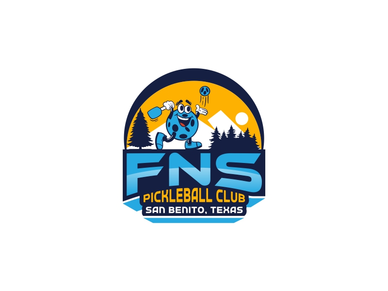 FNS Pickleball Club San Benito, Texas logo design by MRANTASI
