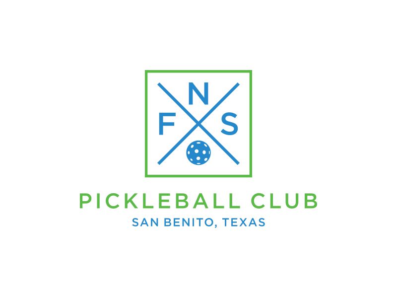 FNS Pickleball Club San Benito, Texas logo design by mukleyRx