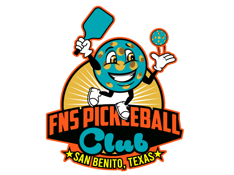 FNS Pickleball Club San Benito, Texas logo design by DreamLogoDesign