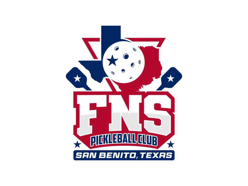 FNS Pickleball Club San Benito, Texas logo design by ekitessar