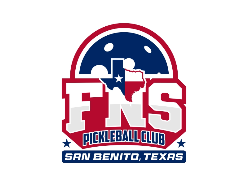 FNS Pickleball Club San Benito, Texas logo design by ekitessar