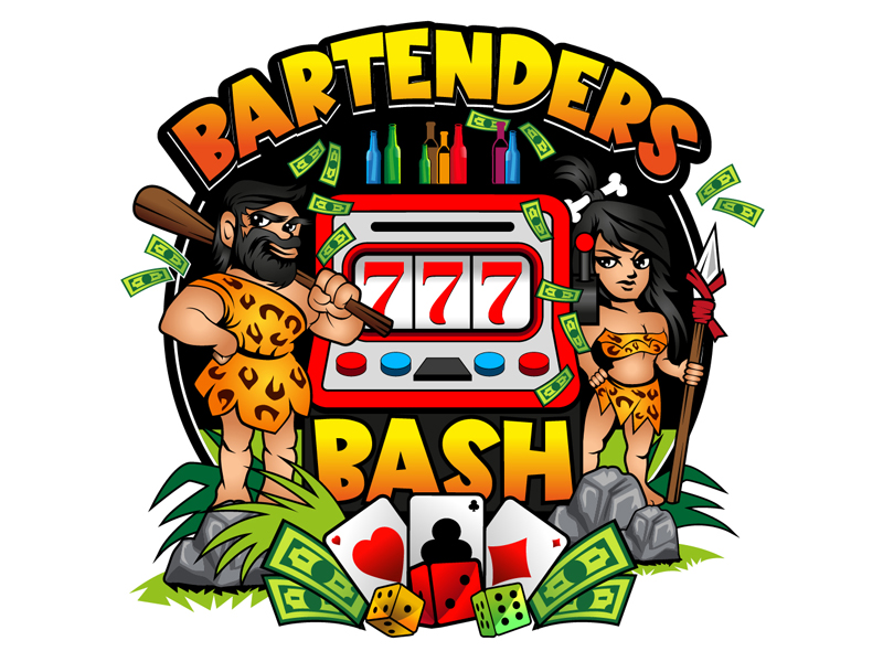 Bartenders Bash logo design by DreamLogoDesign