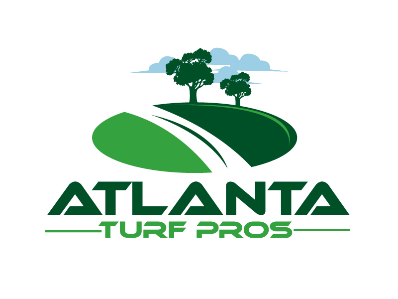Atlanta Turf Pros logo design by ElonStark