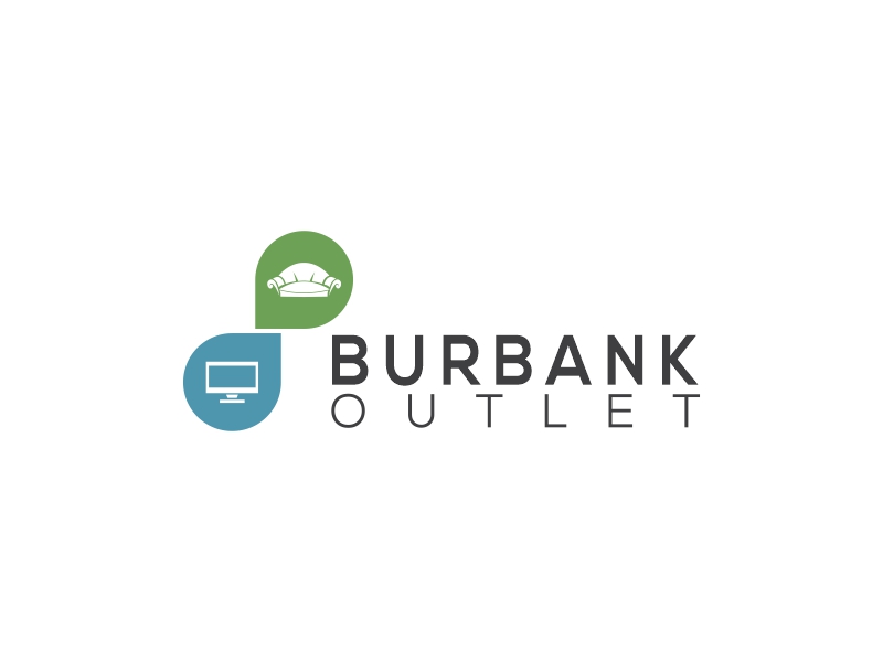Burbank Outlet logo design by xevair god