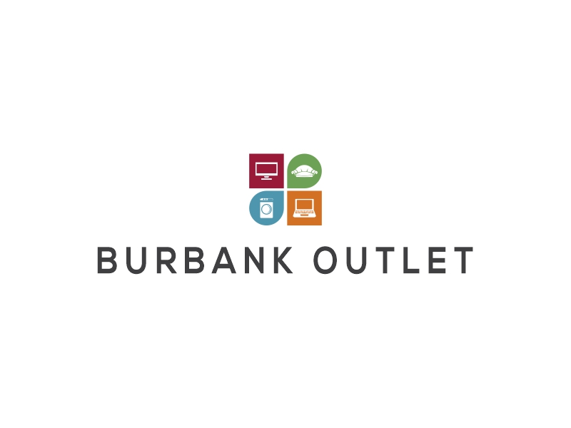 Burbank Outlet logo design by xevair god