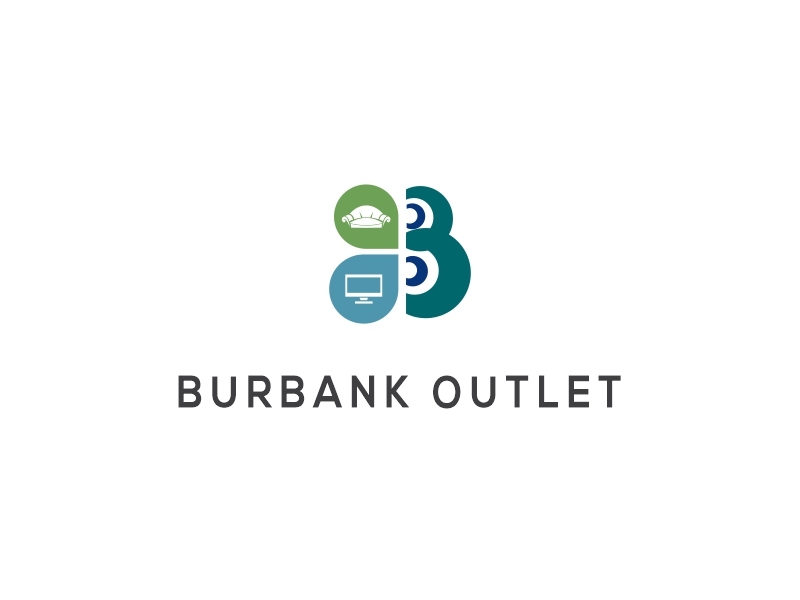 Burbank Outlet logo design by xevair god