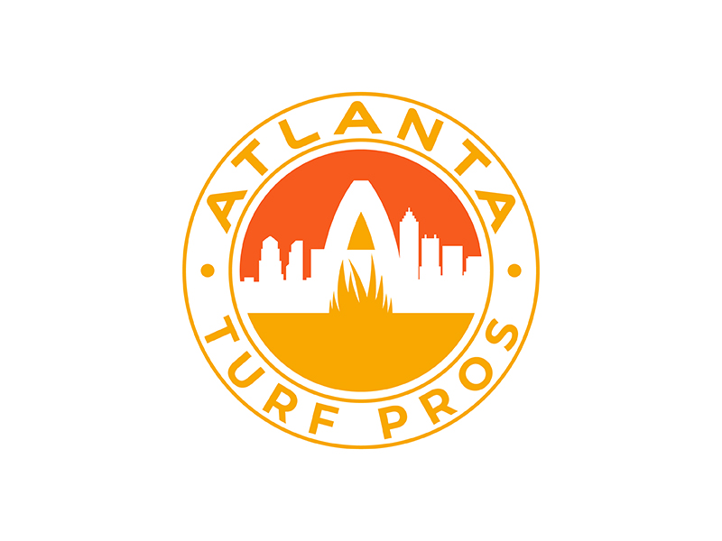 Atlanta Turf Pros logo design by Risza Setiawan
