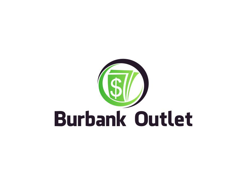 Burbank Outlet logo design by Greenlight