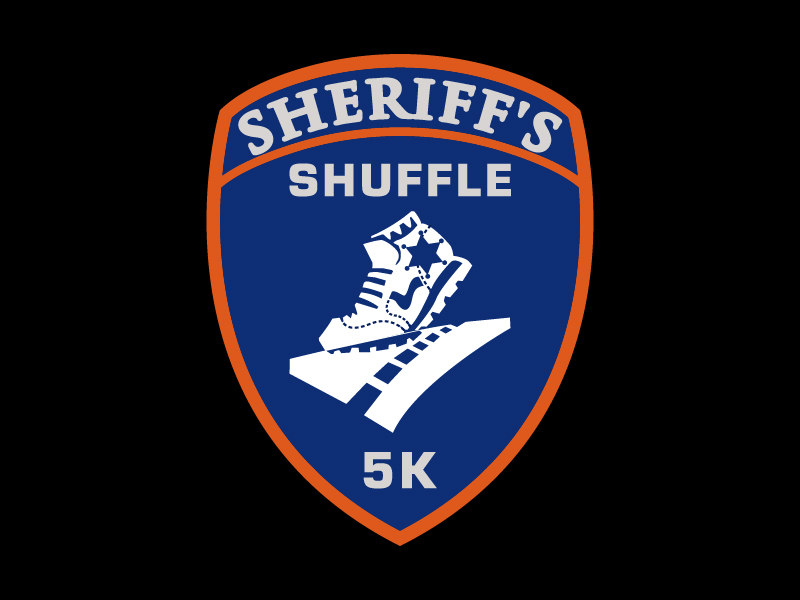 Sheriff's Shuffle 5K logo design by pilKB