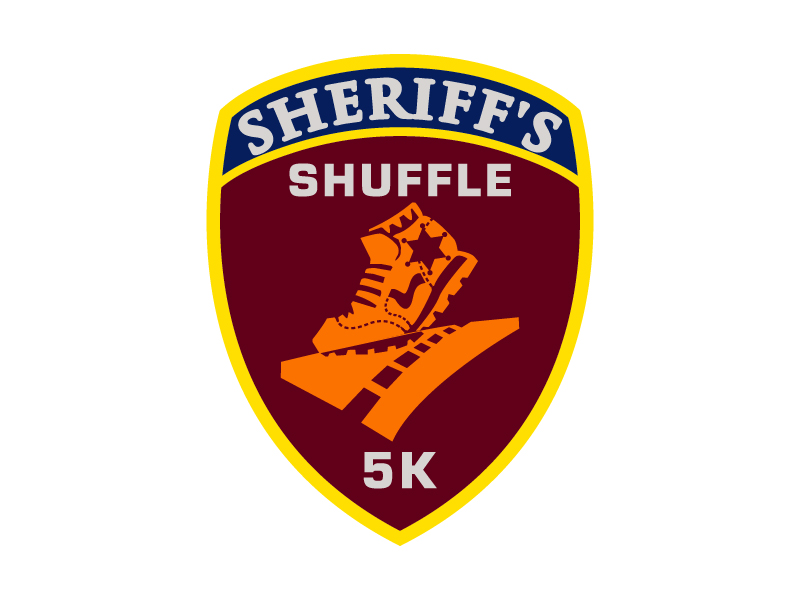 Sheriff's Shuffle 5K logo design by pilKB