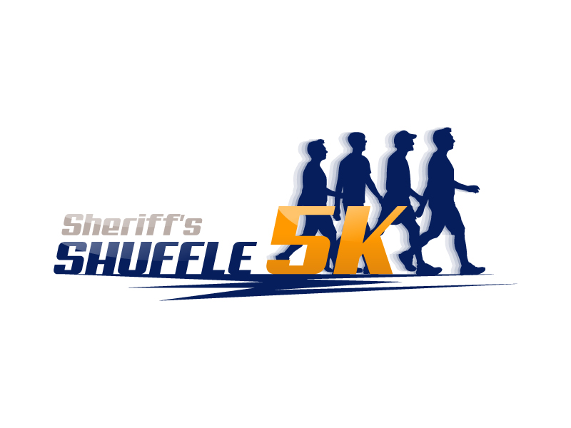 Sheriff's Shuffle 5K logo design by Koushik