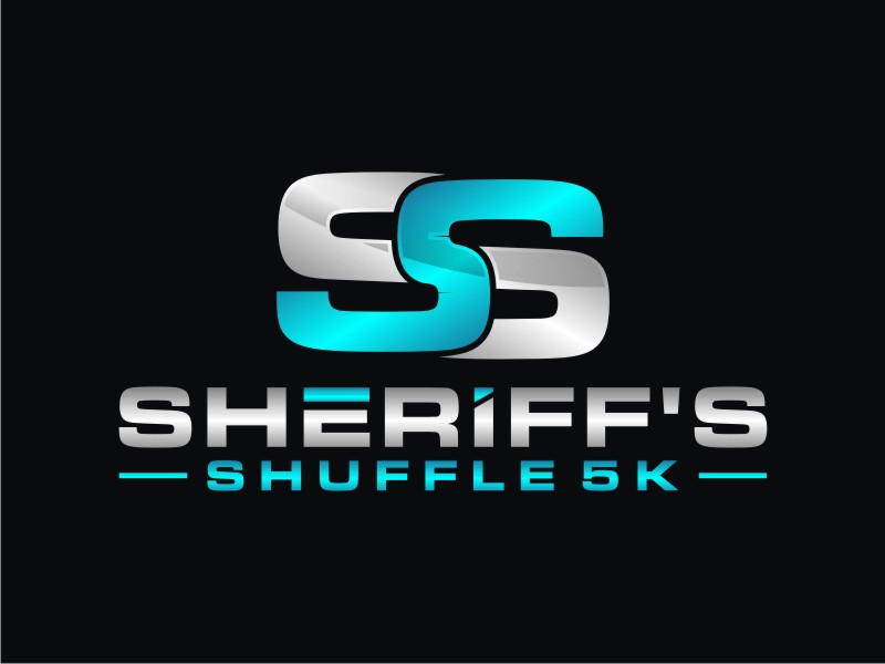 Sheriff's Shuffle 5K logo design by Artomoro