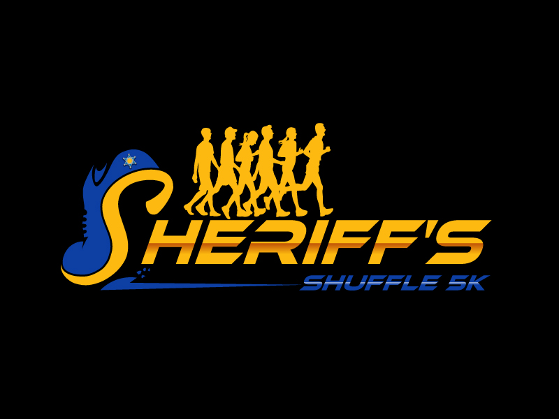 Sheriff's Shuffle 5K logo design by Koushik