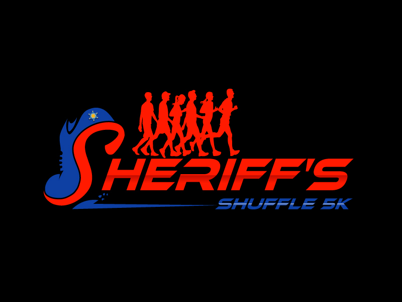 Sheriff's Shuffle 5K logo design by Koushik