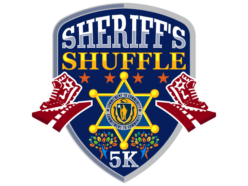 Sheriff's Shuffle 5K logo design by Suvendu