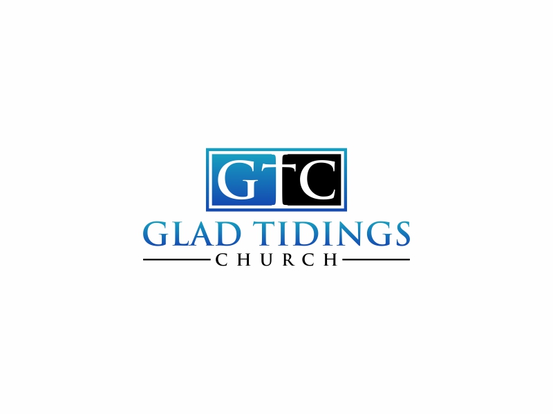 Glad Tidings Church logo design by glasslogo