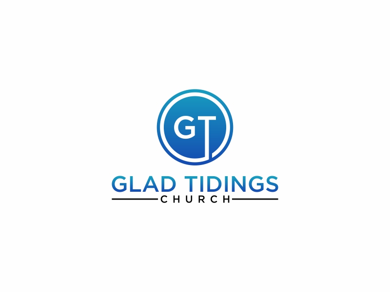 Glad Tidings Church logo design by glasslogo