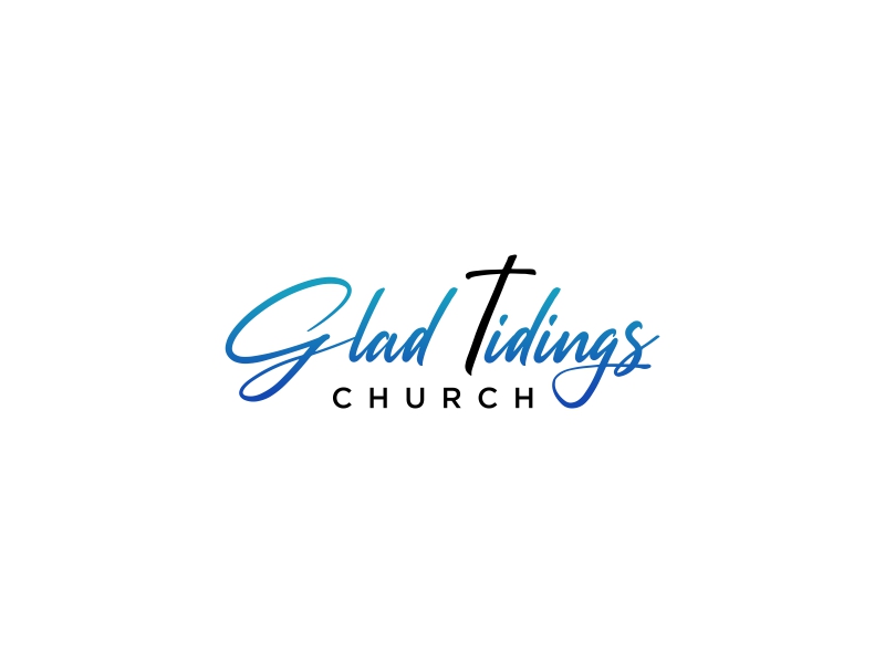 Glad Tidings Church logo design by glasslogo