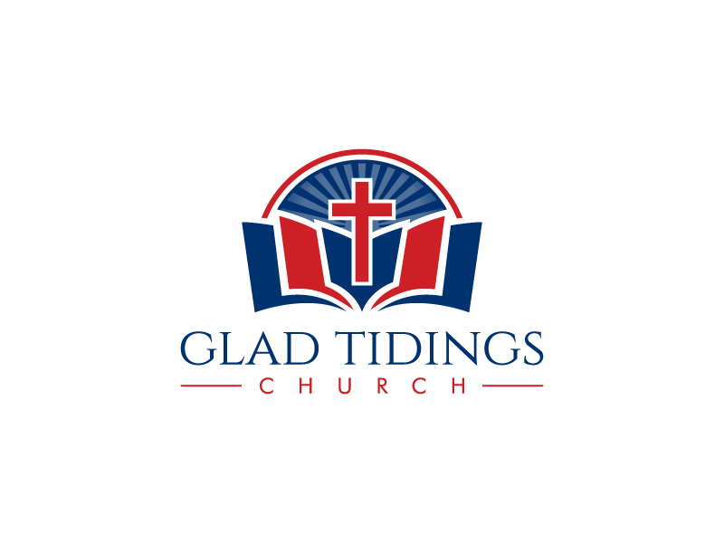 Glad Tidings Church logo design by pencilhand