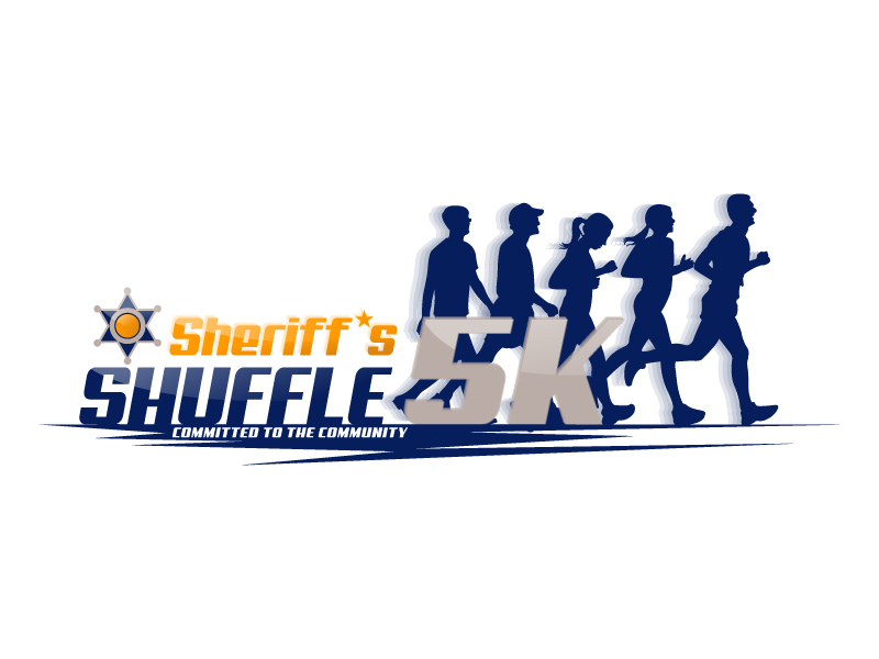 Sheriff's Shuffle 5K logo design by Koushik