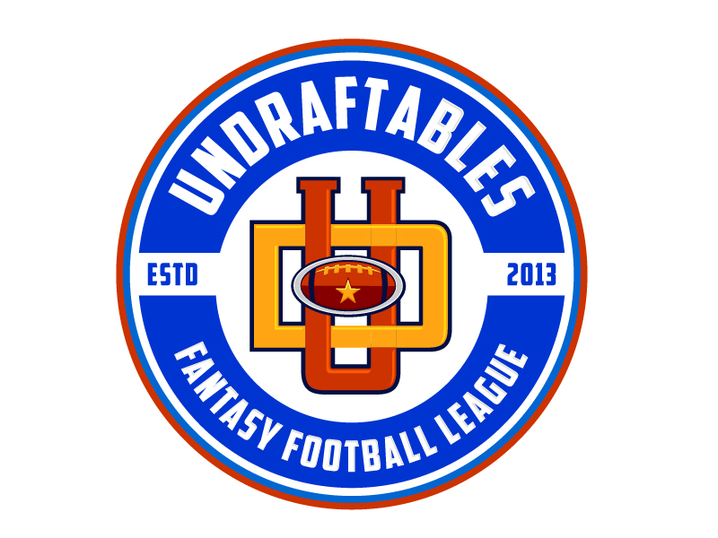 Undraftables Fantasy Football League logo design by Ultimatum
