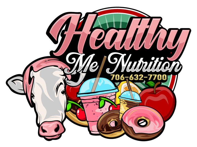 Healthy Me Nutrition 706-632-7700 logo design by LogoQueen