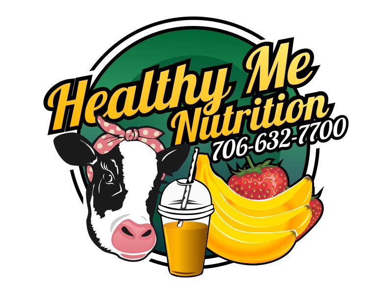Healthy Me Nutrition 706-632-7700 logo design by Dhieko