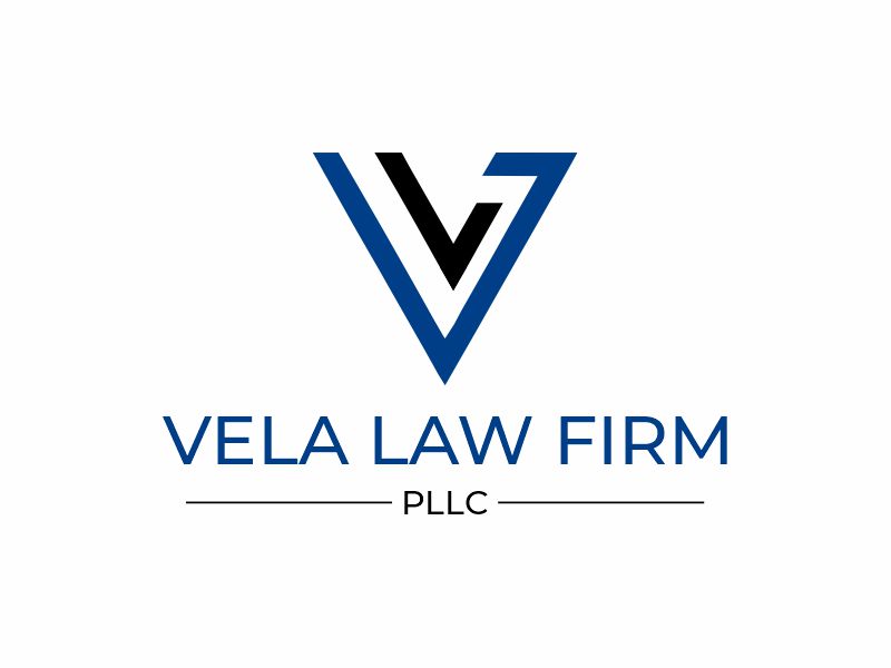 VELA LAW FIRM, PLLC logo design by Girly