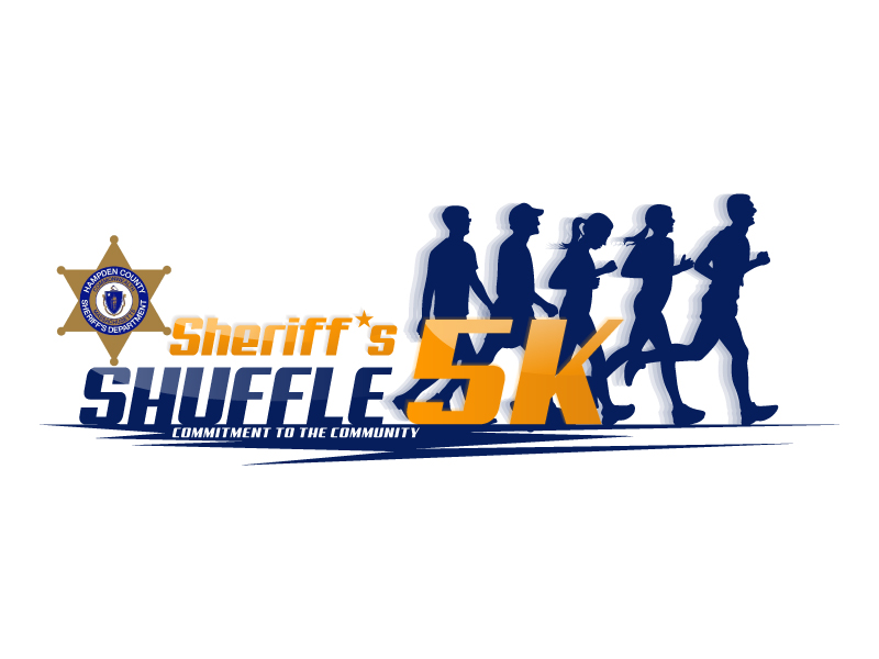 Sheriff's Shuffle 5K logo design by Koushik