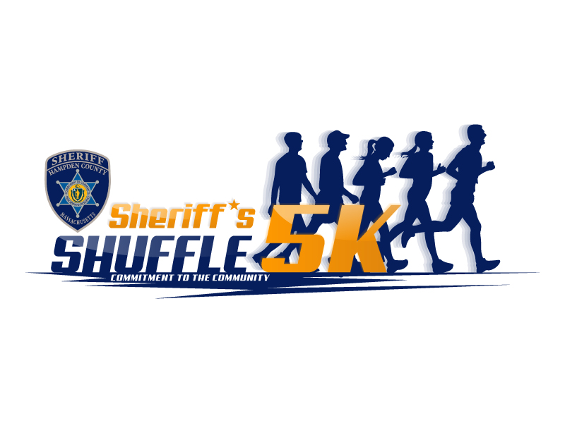 Sheriff's Shuffle 5K logo design by Koushik