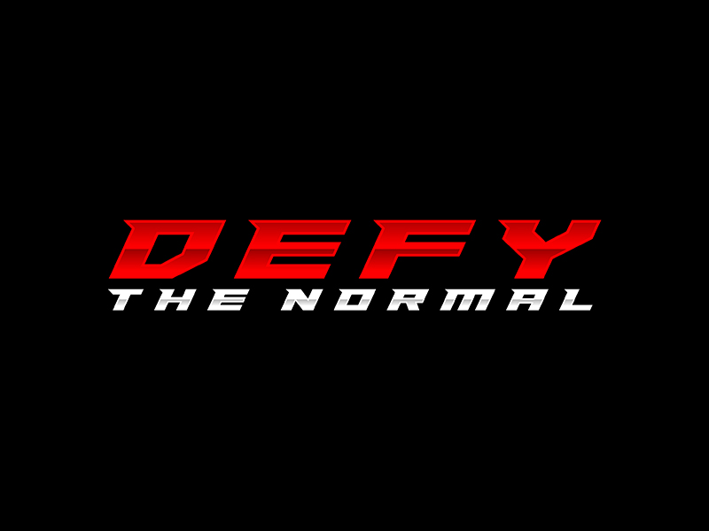 Defy the normal logo design by ndaru