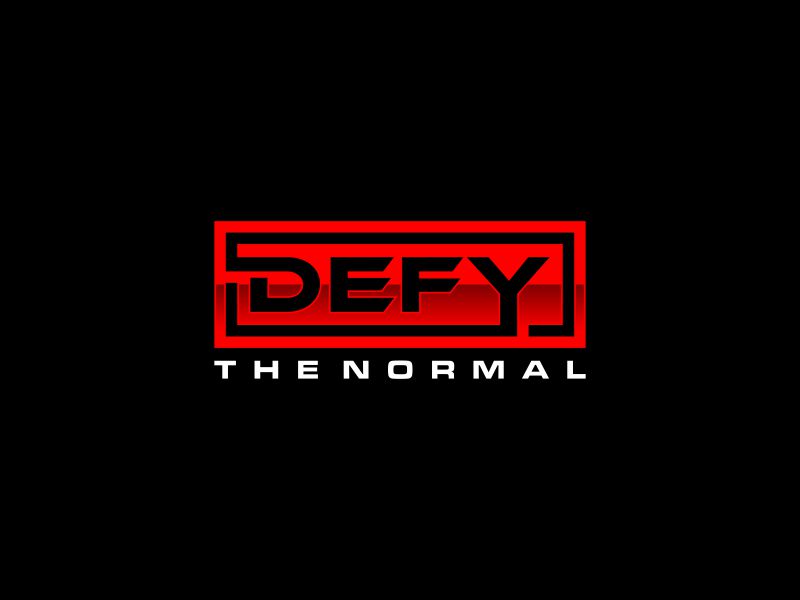 Defy the normal logo design by glasslogo