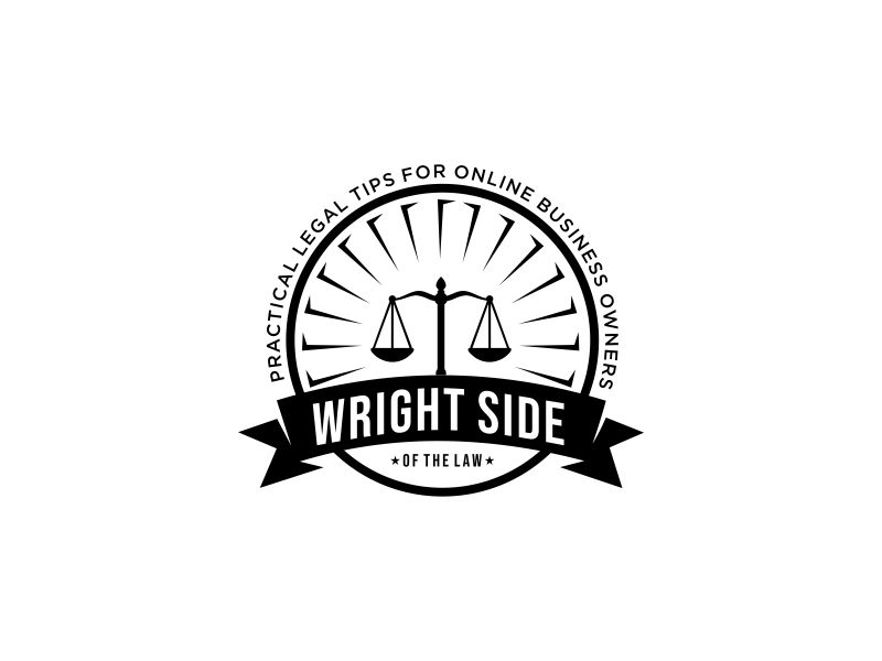 Wright Side of the Law logo design by jancok