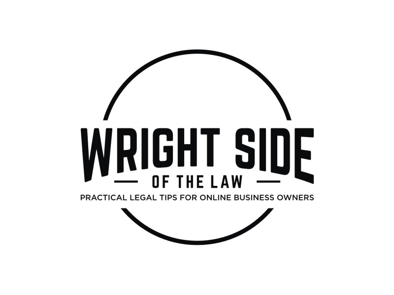 Wright Side of the Law logo design by ArRizqu