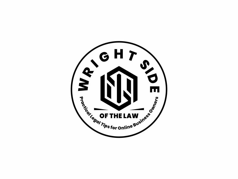 Wright Side of the Law logo design by Andri Herdiansyah