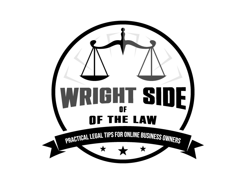 Wright Side of the Law logo design by MUSANG