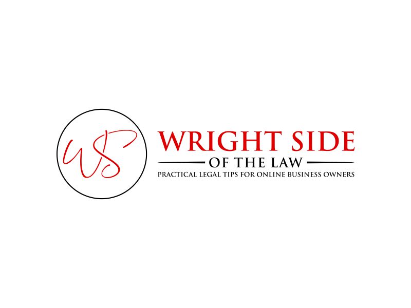 Wright Side of the Law logo design by mukleyRx