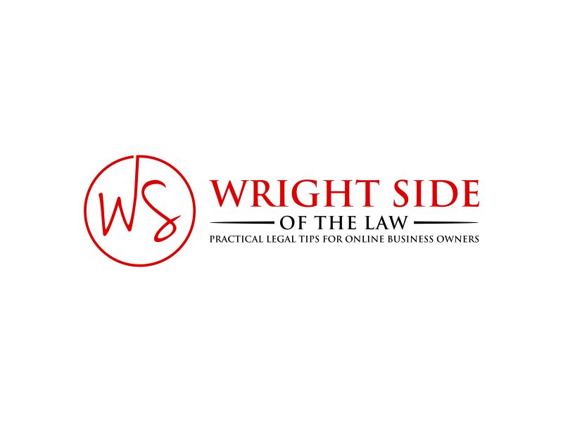 Wright Side of the Law logo design by mukleyRx