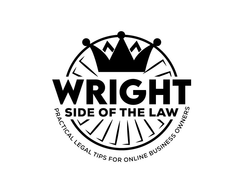 Wright Side of the Law logo design by aryamaity