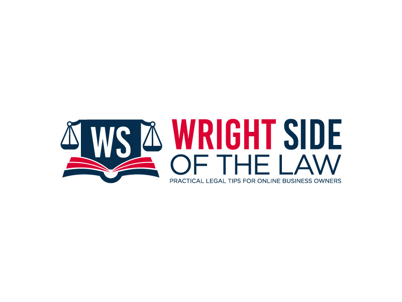 Wright Side of the Law logo design by yondi