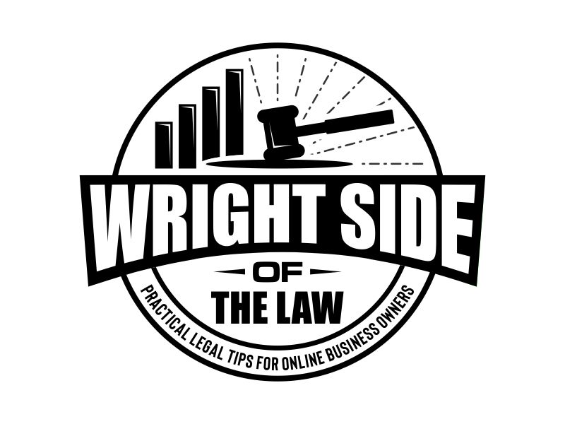 Wright Side of the Law logo design by done